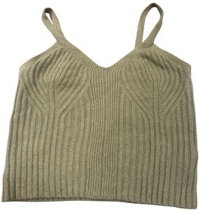 Women's Olive Knit Tank Top